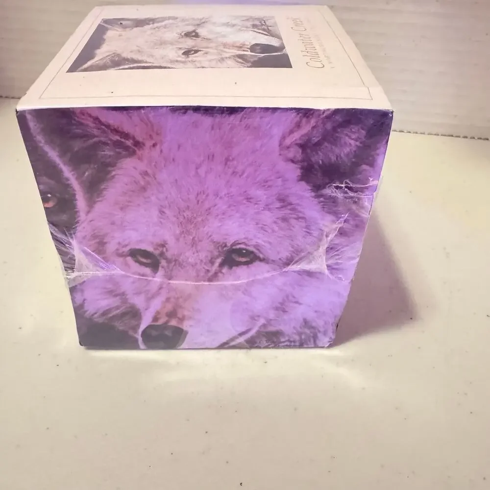 Coldwater Creek *sealed* Wolf Note Cube